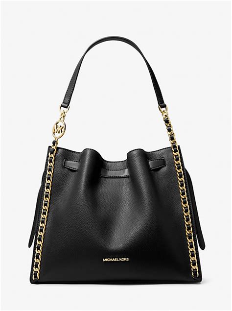 michael kors large mina|michael kors chain shoulder bag.